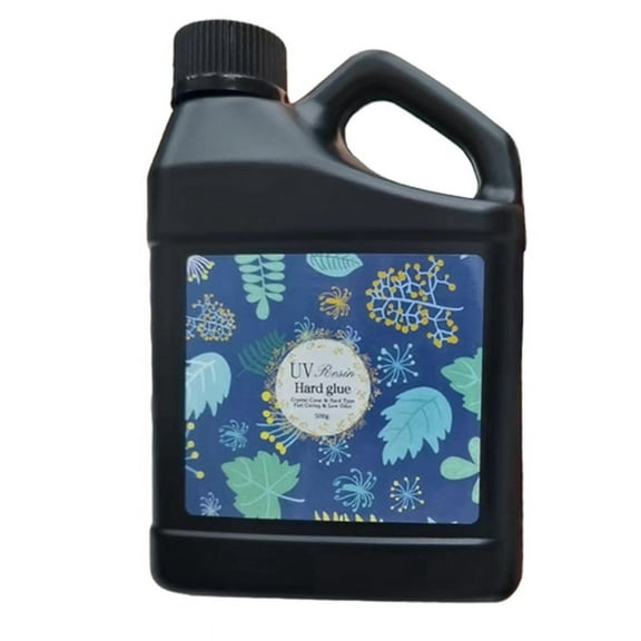 UV Resin 500g -Upgraded Crystal Clear Hard Fast Curing Epoxy Supplies for Craft Jewelry Making