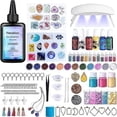 thumbnail image 1 of UV Resin Kit with Light,140Pcs Resin Jewelry Making Kit with 100g Upgrade Quick Cure Clear Hard Low Odor UV Resin, Color Pigment, Resin Accessories, UV Resin Starter Kit for Jewelry Making, 1 of 6