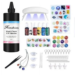 Modda UV Resin Kit with Light for Beginners with Video Course, Resin  Jewelry Making Kit for