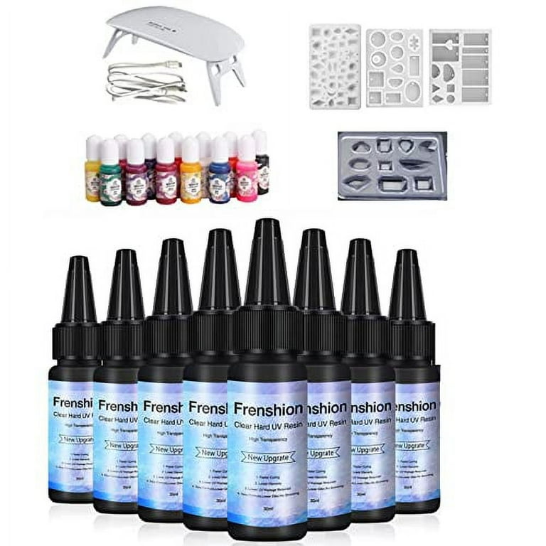 UV Resin 2 PCS Upgrade Ultraviolet Epoxy Resin Crystal Clear Hard