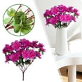 thumbnail image 1 of UV Resistant Artificial Azalea Bouquet, Silk Faux Flower for Wedding Outdoor Home Decor 14.5in, 1 of 9