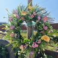 thumbnail image 1 of UV Resistant Artificial Flowers, Spring Wreath Wildflower Simulation Spring And Summer Wreath Home And Courtyard Decoration, 1 of 9