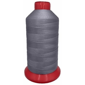 UV Resistant Bonded Polyester Sewing Thread for Upholstery, Outdoor, Marine 4 oz (Tex 70, Gray)
