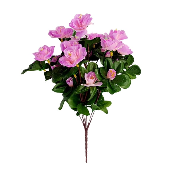 UV Resistant Faux Flowers Vibrant Artificial Silk Blooms for Outdoor Planters and Indoor Decor Maintenance-Free Floral Arrangement for Patio and Dining Area