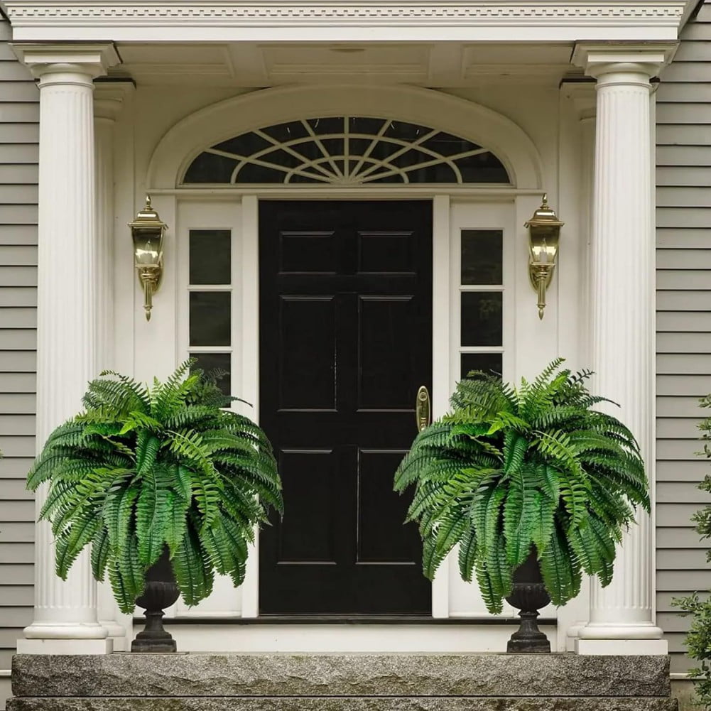 Fake Ferns For Front Porch