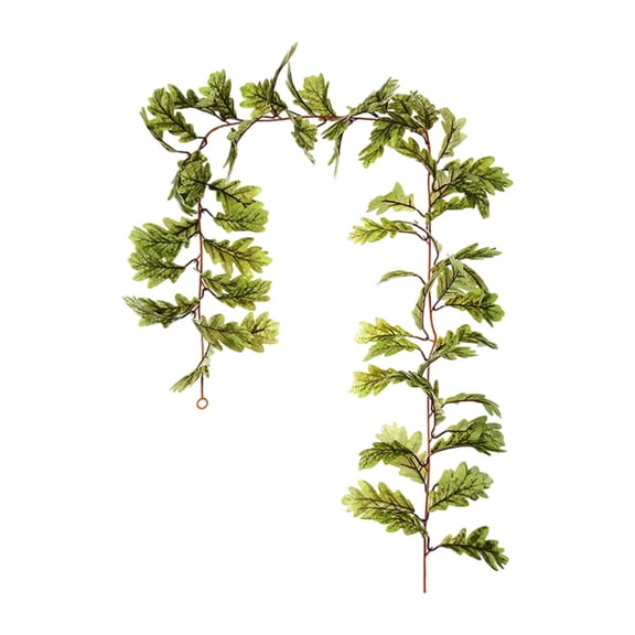 UV Resistant Magnolia Garland 6.5ft Waterproof, Fall Leaf Garland for Porch Mantle Table Decor, Indoor Outdoor Seasonal Home Decoration