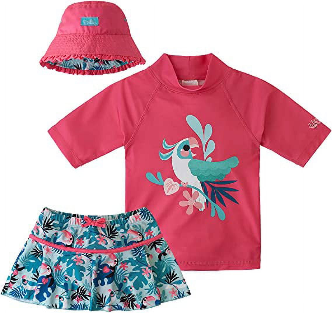 UV SKINZ UPF 50+ Girls' 3-Piece Swim Set 