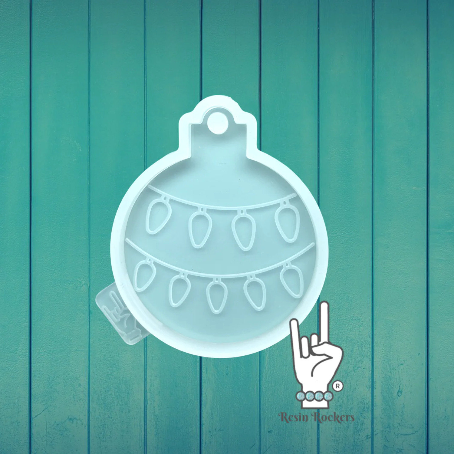 UV Safe Christmas Light Bulbs Resin Rockers Exclusive Ornament Mold for