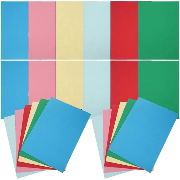 UV Sensitive Paper Cyanotype Printing Paper DIY Enthusiasts Lightweight Design A5 24 Sheets21X14.8X0.01CMAssorted Color