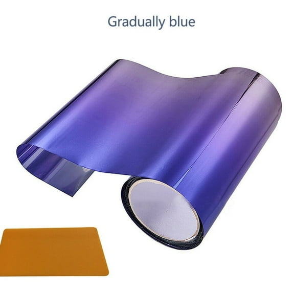 UV Shade Accessories Color Changing Film Solar Window Tint Film Sunshade Protector Car Sun Shade Sun Visor Tint Film Front Windshield Sun Film GRADUALLY BLUE