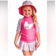 UV Skinz Kids 3-piece Swim Set, Pink 12/18 m