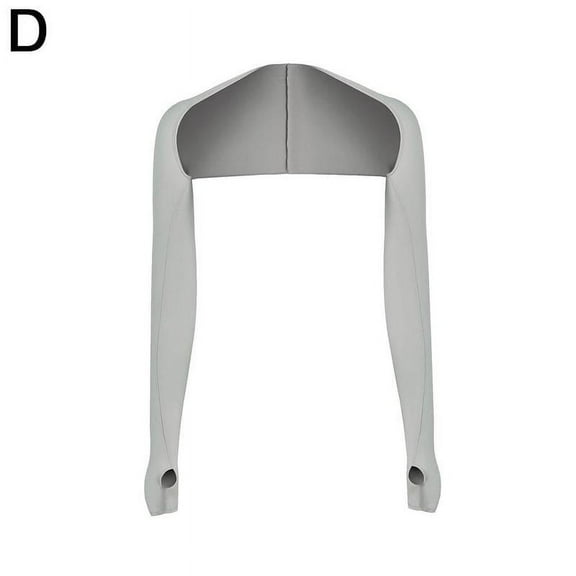 UV Sun Protection Arm Cooling Shawl Sleeves with Finger For Outdoor Hole дη п х)
