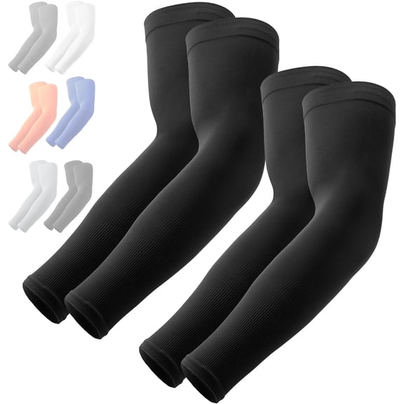 UV Sun Protection Arm Sleeves - Compression Arm Sleeve, UV Arm Sleeves Men, Women - Golf Cooling Sleeves