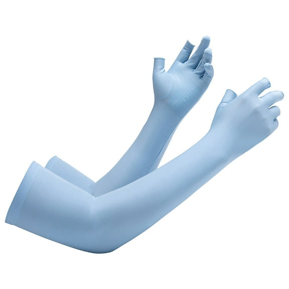 UV Sun Protection Arm Sleeves, UPF 50 Sports Cooling Arm Compression Sleeves for Men Women Teenager,A,One Size,Dailypoc