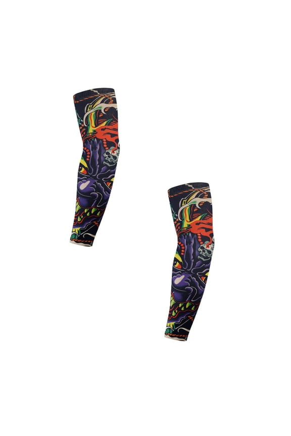 UV Sun Protection Arm Sleeves for Men & Women-UPF 50+ Sports Compression Cooling Sleeve