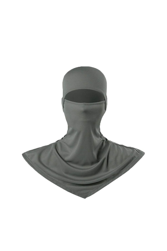 UV Sun Protection Face Mask with Neck Coverage Neck Gaiter Scarf UPF50+ Face Breathable Design for Summer Outdoor Activities Dark Gray1 One Size