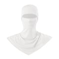 thumbnail image 1 of UV Sun Protection Face Mask with Neck Coverage Neck Gaiter Scarf UPF50+ Face Breathable Design for Summer Outdoor Activities White One Size, 1 of 4