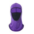 thumbnail image 1 of UV Sun Protection Face Mask with Neck Coverage UPF 50+ Face Soft Breathable Design for Summer Outdoor Activities Dark Purple One Size, 1 of 3
