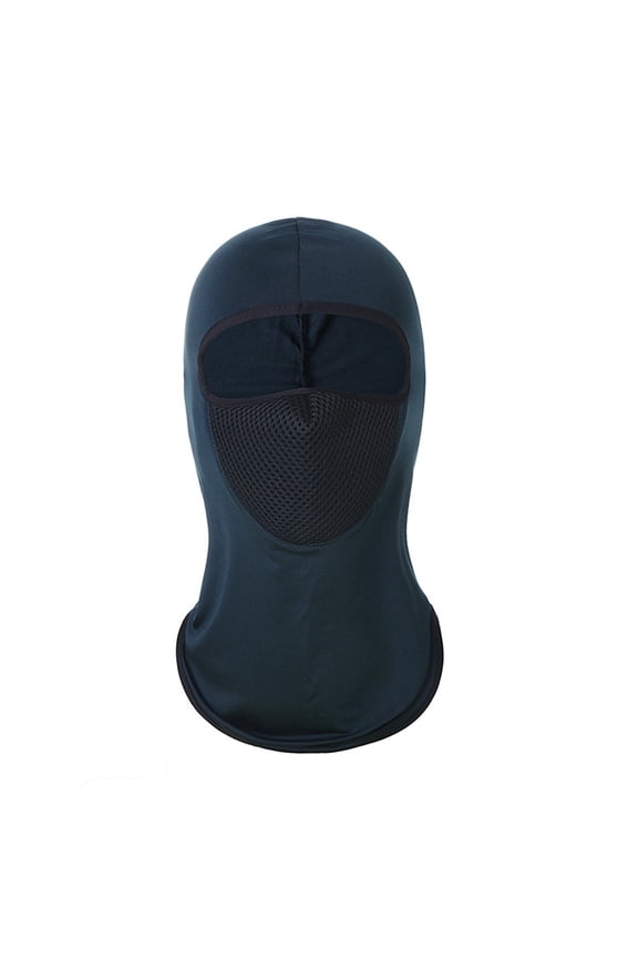 UV Sun Protection Face Mask with Neck Coverage UPF 50+ Face Soft Breathable Design for Summer Outdoor Activities Navy One Size