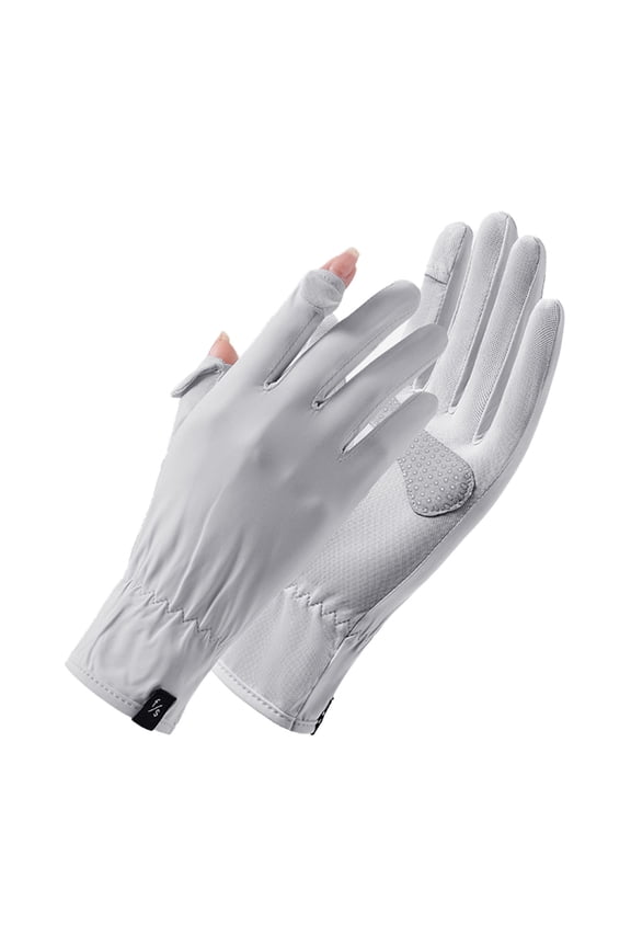 UV Sun Protection Gloves for Women Summer Quick Dry Touchscreen Gloves with Cooling Fabric Non Slip Gloves Driving Ridding Free Size