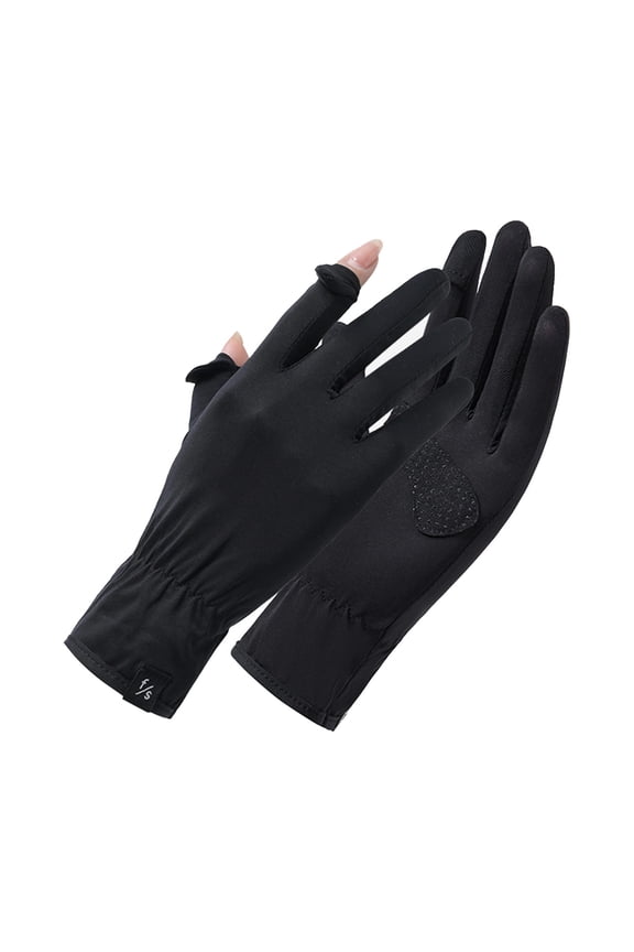 UV Sun Protection Gloves for Women Summer Quick Dry Touchscreen Gloves with Cooling Fabric Non Slip Gloves Driving Ridding Free Size