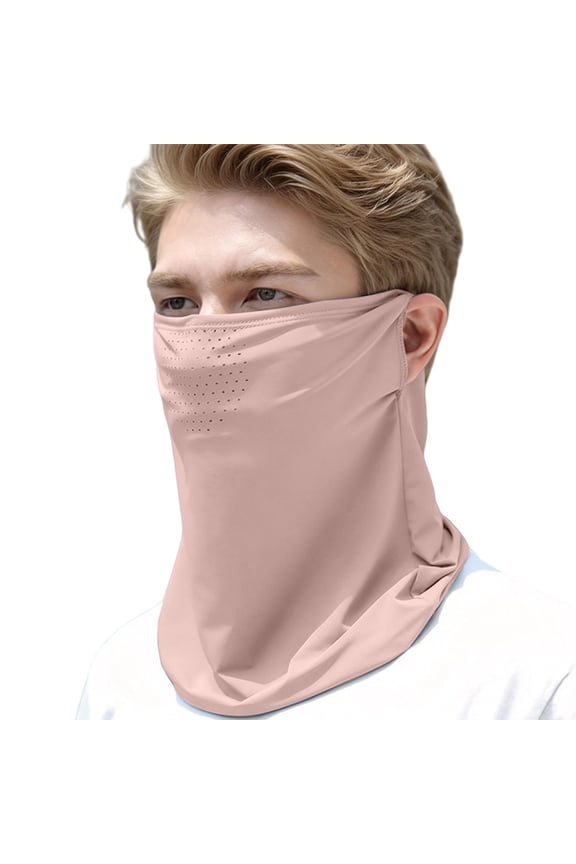 UV Sun Protection Half Face Mask,Face Covers Breathable Mask Sun Protection Mask Uv Masks For Women Uv Face Shield Sunscreen Mask Sun MaskFor Golf Hiking Running Cycling,Pink