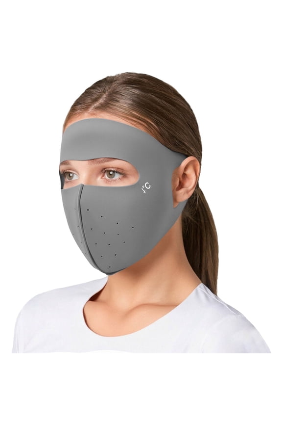 UV Sun Protection Half Face Mask,Sun Mask Sun Protection Mask Face Covers Breathable Mask Sunscreen Mask Uv Masks For Women Uv Face ShieldFor Golf Hiking Running Cycling,Gray