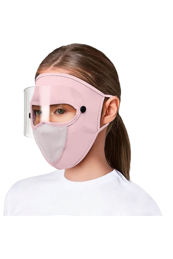 UV Sun Protection Half Face Mask,Sun Protection Mask Uv Masks For Women Sunscreen Mask Face Covers Breathable Mask Uv Face Shield Sun MaskFor Golf Hiking Running Cycling,Pink