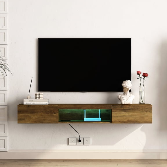 UV high - gloss door panel - 16 - color LED visual appeal - Wall - mounted in living room - Improve the aesthetic