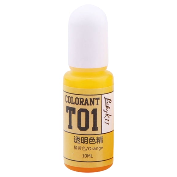 UV resin 10ml Epoxy Transparent Pigment Leak Proof DIY Liquid Epoxy Resin Colorant Dye Pigment Jewelry Making Orange Yellow