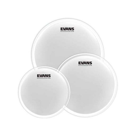 UV2 Coated Rock Tom Drum Head Pack 10"-12"-16"
