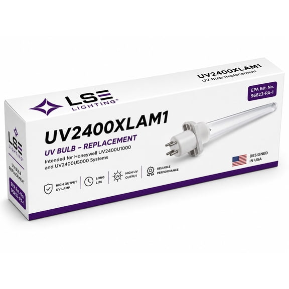 UV2400XLAM1 UV Lamp for Honeywell UV2400U1000 UV2400U5000