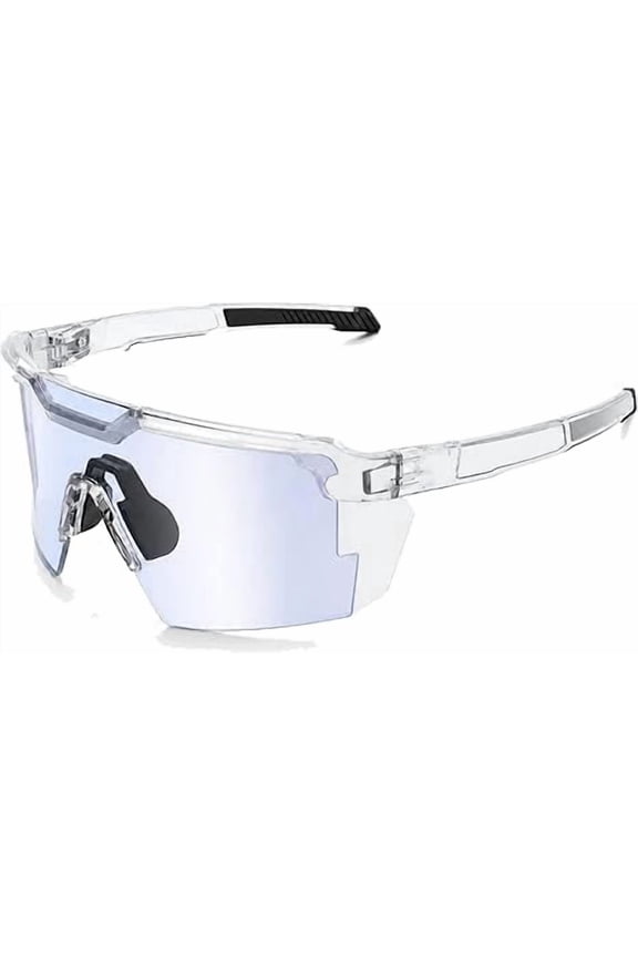 UV400 Photochromic Polarized Safety Glasses - Impact Resistant PC Lens Transition Sunglasses for Sports & Work