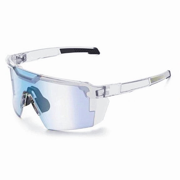 UV400 Photochromic Polarized Safety Glasses, Impact Resistant Transition Lens Protective Sunglasses with Anti-Glare Design for Cycling Driving Fishing and Outdoor Sports
