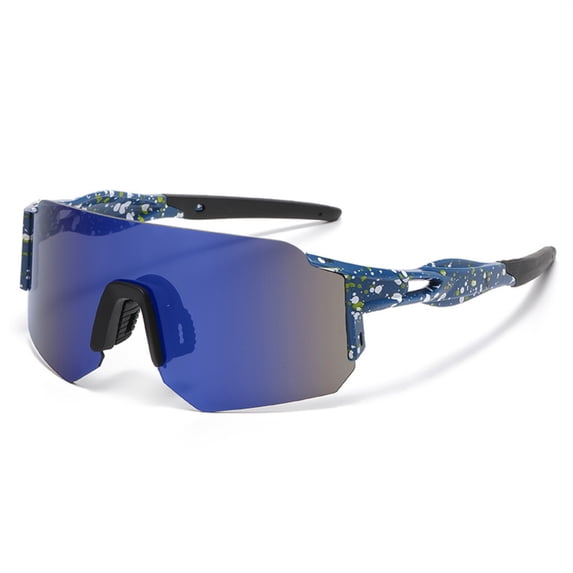 UV400 Photochromic Polarized Safety Glasses - Wraparound Oversize Sports Sunglasses for Men & Women, Lightweight Frame for Cycling, Driving, Fishing & Hiking