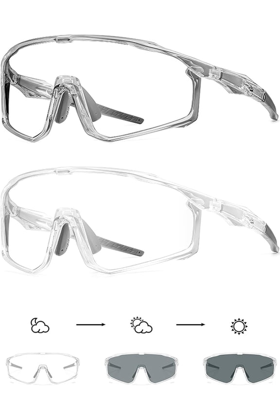 UV400 Photochromic Polarized Safety Glasses – Z87+ Impact Resistant Outdoor Sports & Work Eyewear – Rapid 2-Second Transition
