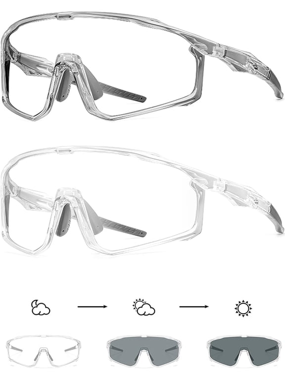 UV400 Photochromic Polarized Safety Glasses – Z87+ Impact Resistant Outdoor Sports & Work Eyewear – Rapid 2-Second Transition