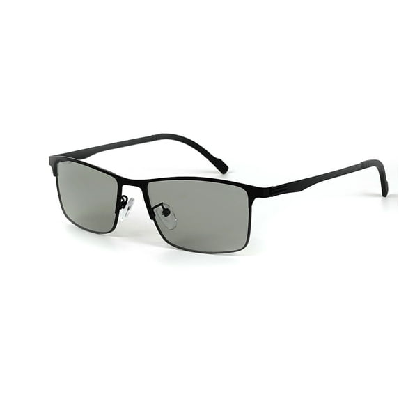 Driving Sunglasses UV400 Protection Metal Frame TAC Lenses Box Design Chain Accent Yellow Lens Night Vision UV