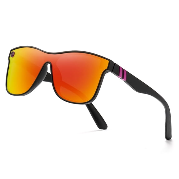 UV400 Protection Oversized Sunglasses Women Men Shatterproof Lens for Driving Outdoor