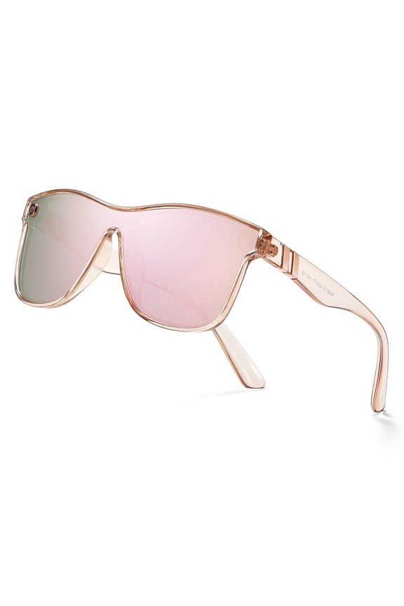 UV400 Protection Oversized Sunglasses Women Men Shatterproof Lens for Driving Outdoor