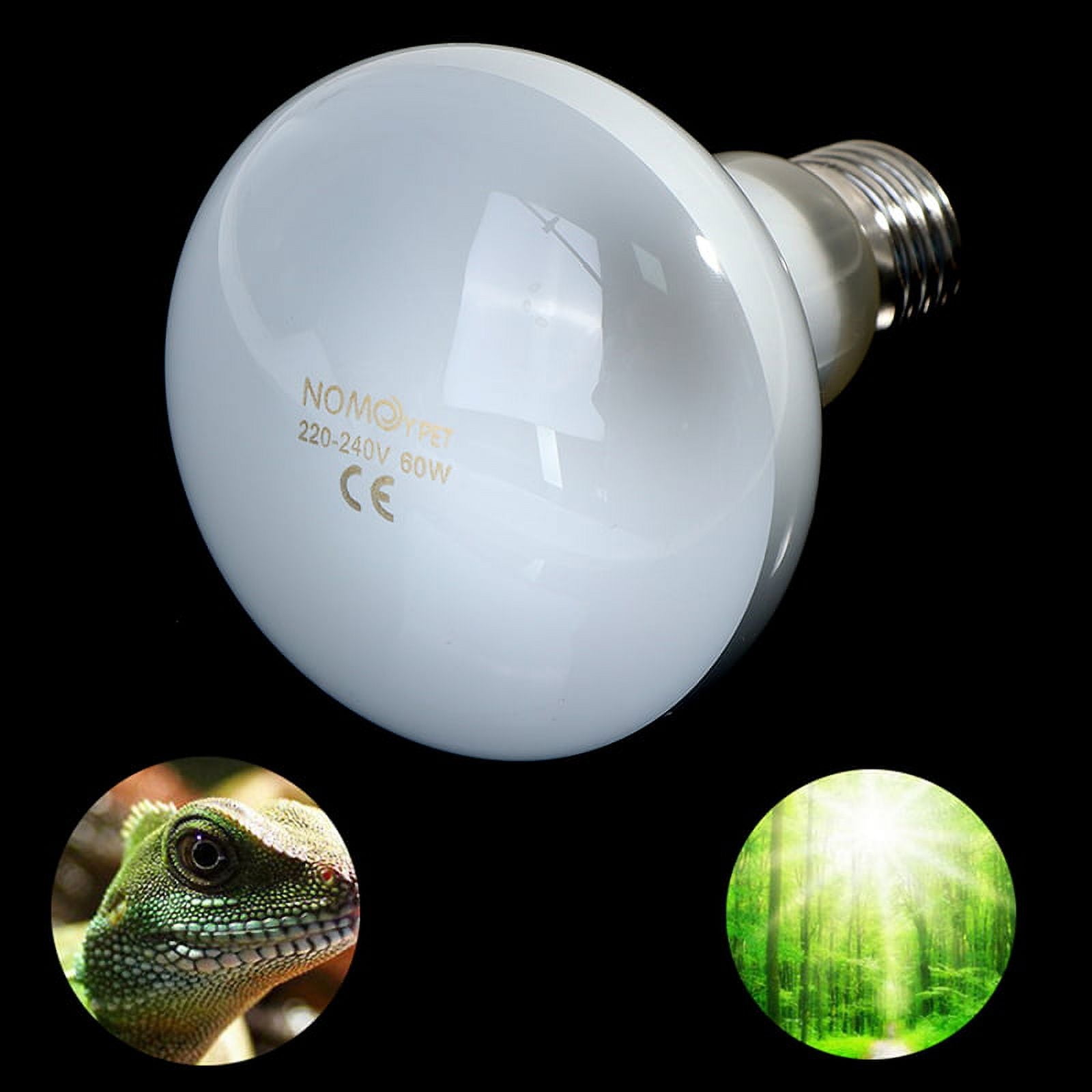 UVA+UVB Reptile Lamp Bulb Turtle Basking UV Light Bulbs Heating Lamp Amphibians Lizards
