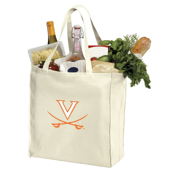 UVA University of Virginia Tote Bag UVA Shopping Bags
