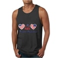 thumbnail image 1 of UVEASISHA 4th of July Shirts for Men Tank Top,Mens USA Flag Stars and Stripes 4th of July Tank Tops Retro Muscle 1776 Sleeveless Shirt American Flag Tank Tops for Men 2025 Black, 1 of 3