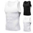 thumbnail image 1 of UVEASISHA Basic Tank Tops for Men Slim Fit Sleeveless Workout Shirts Solid Color Casual Gym Muscle Tees Athletic Tanks Base Layer Undershirts White XL, 1 of 6