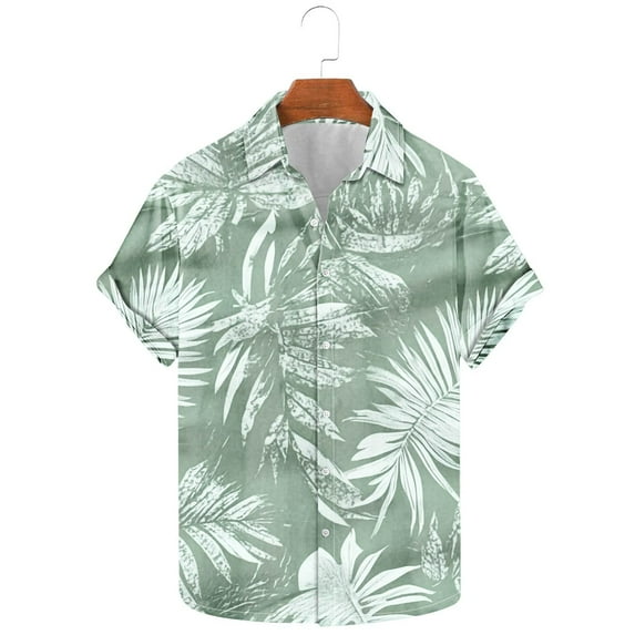 UVEASISHA Big and Tall Men's Hawaiian Shirts Button Down Casual Floral Shirt Lightweight Quick Dry Beach Tops Summer Short Sleeve Tropical Aloha Shirts Sales Today Multicolor 3XL