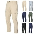 thumbnail image 1 of UVEASISHA Cargo Pants for Men Hiking Outdoor Quick Dry Stretch Cargo Pants Lightweight Casual Fishing Pants Straight-Fit Utility Work Pants Todays Sales Today, 1 of 9