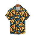thumbnail image 1 of UVEASISHA Hawaiian Shirts for Men Novelty Print Short Sleeve Button Down Shirt Big and Tall Casual Tropical Beach Tops Lightweight Quick Dry Vacation T Shirts Birthday Gifts Multicolor S, 1 of 5