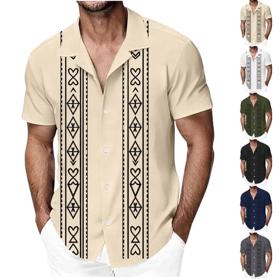 UVEASISHA Hawaiian Shirts for Men Short Sleeve Vintage Summer Shirt Regular Fit Casual Button Down Shirts Summer Lightweight Bowling Shirt Black XXL