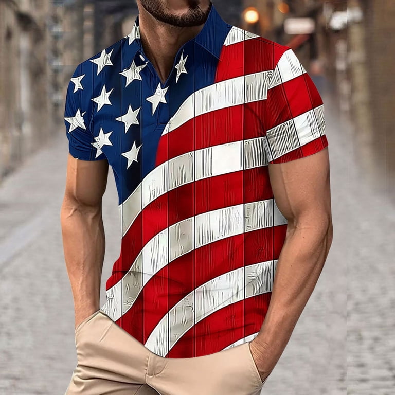american flag dress shirt Rockmount Men's American Flag Western Shirt