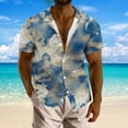 thumbnail image 1 of UVEASISHA Men Hawaiian Shirts Short Sleeve Big and Tall,Mens Bowling Shirt Retro Tropical Print Hawaiian Shirts Summer Casual Button Down Shirts Beach Shirts 2025 Clearance Sales, 1 of 5